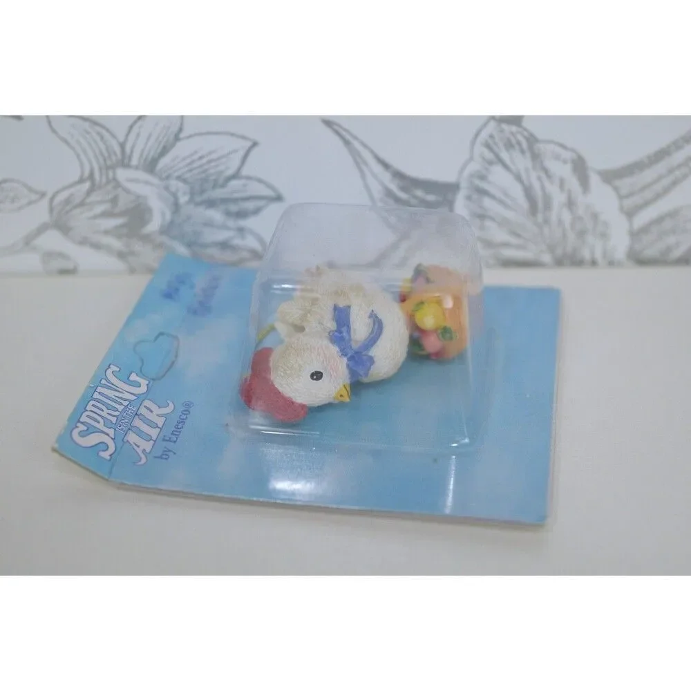 Mary's Henhouse Chicken Ornament Spring Is In The Air Vintage Enesco New